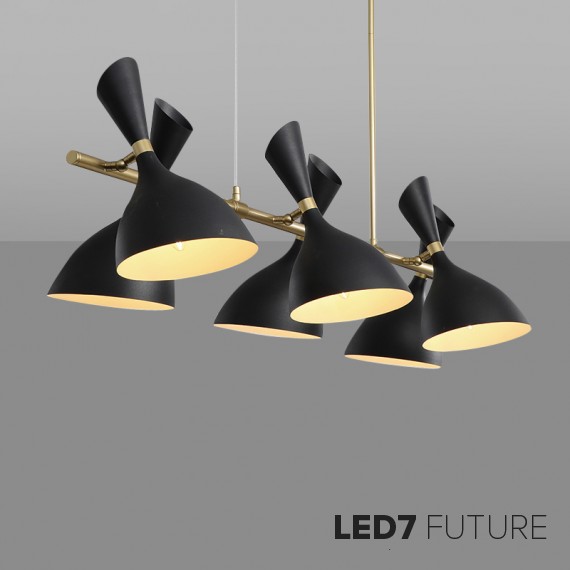 Loft Industry Modern - Duck Square Chandelier